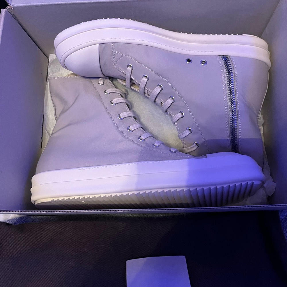 Rick owens Drkshdw sneaker pearl/milk MU - Picture 3 of 8